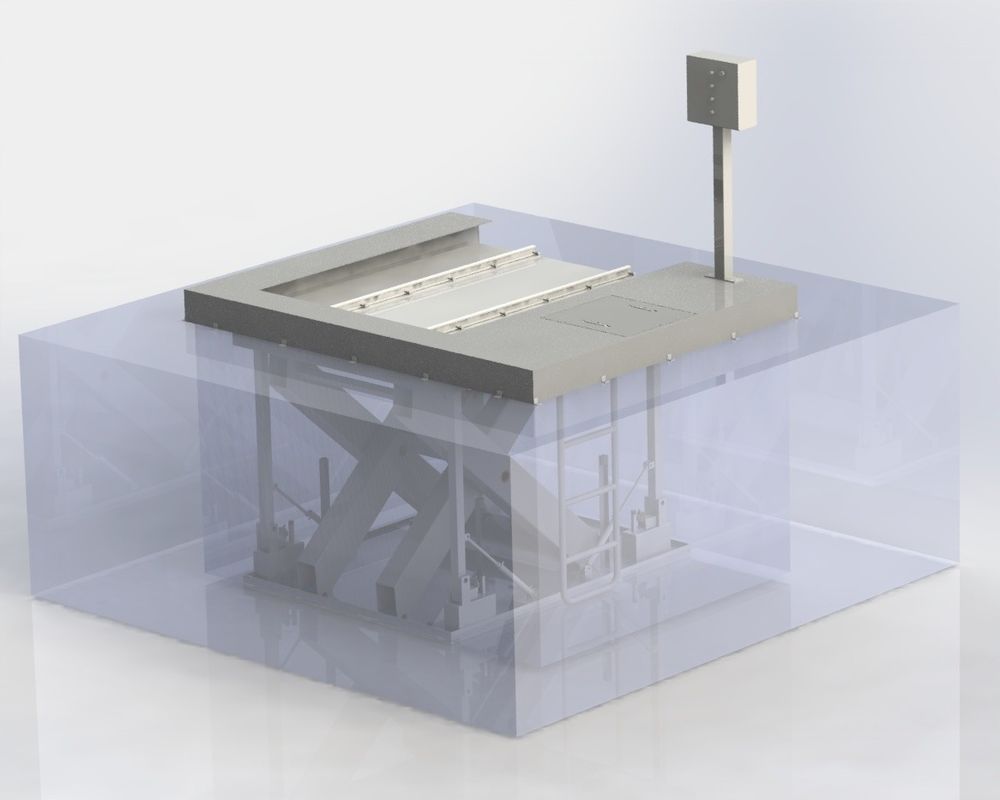 Hydraulic Leg Loading Dock Table with 15000kg Carrying Capacity and 2700x2200mm Size