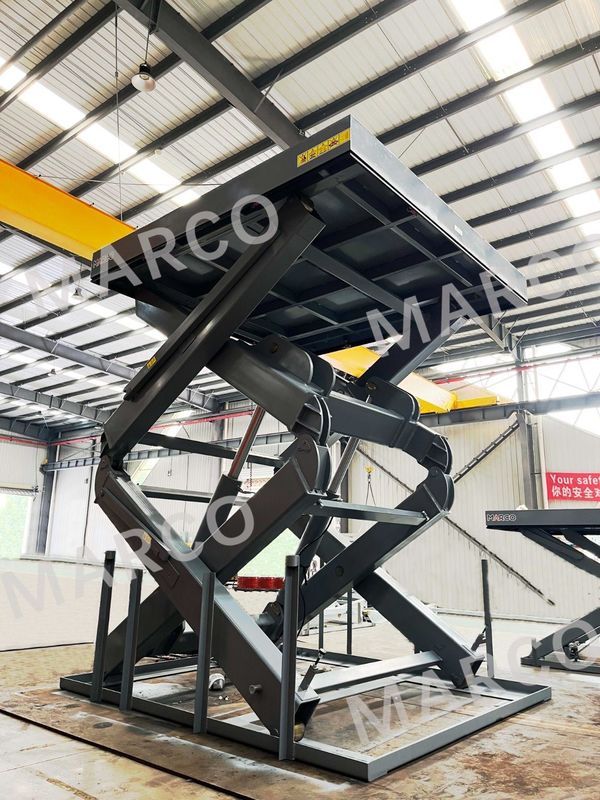 M6.5-100270-D22HK 10 Ton Heavy Duty Hydraulic Scissor Lift Table for Loading Dock